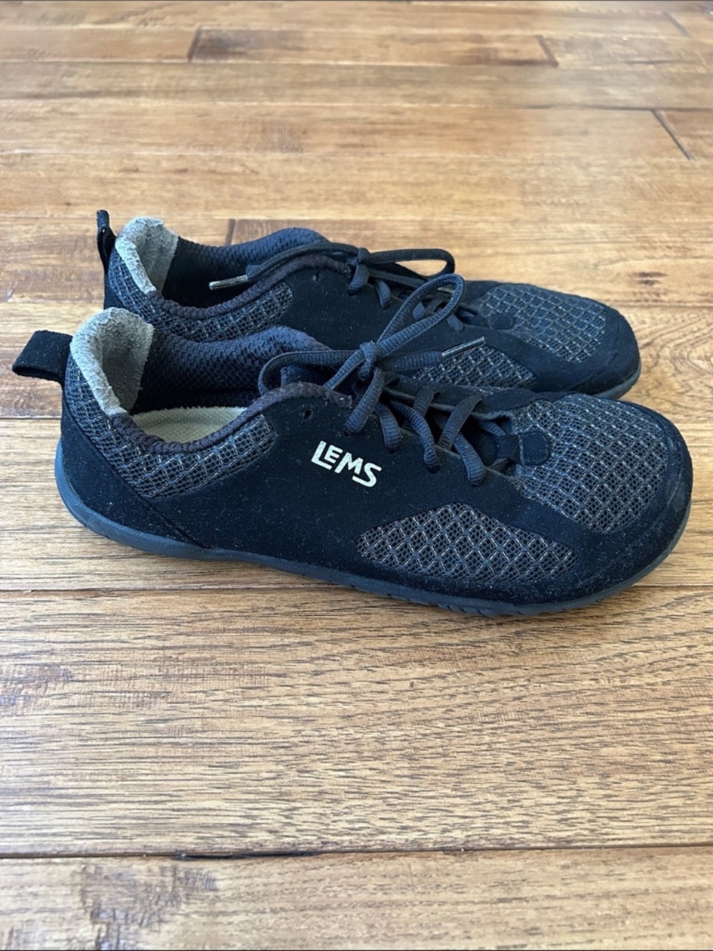 Lems Primal 2 Minimalist Barefoot Running Shoes Black Size Mens 7 Womens 8.5